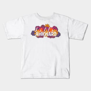 Floral Hella Awkward Kids T-Shirt